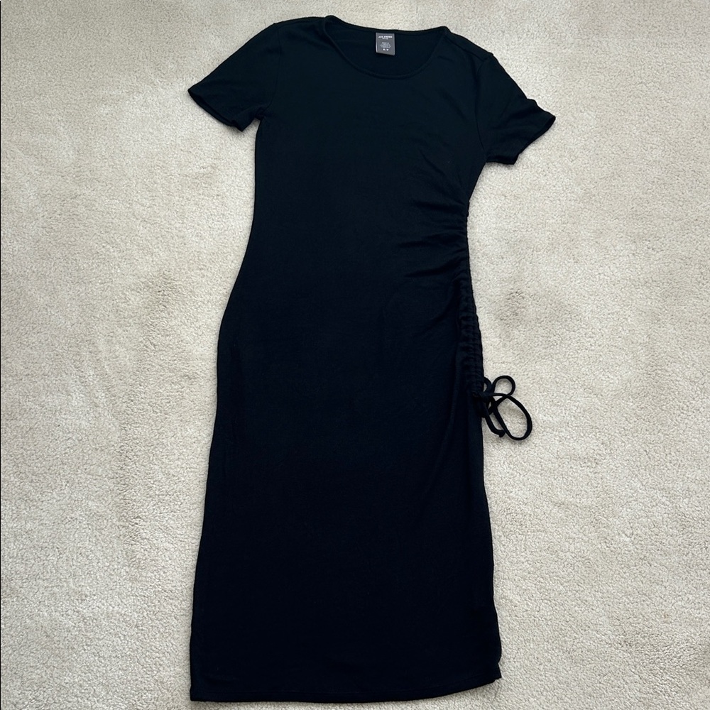 Joe Fresh Black Bodycon Midi Dress - Size S